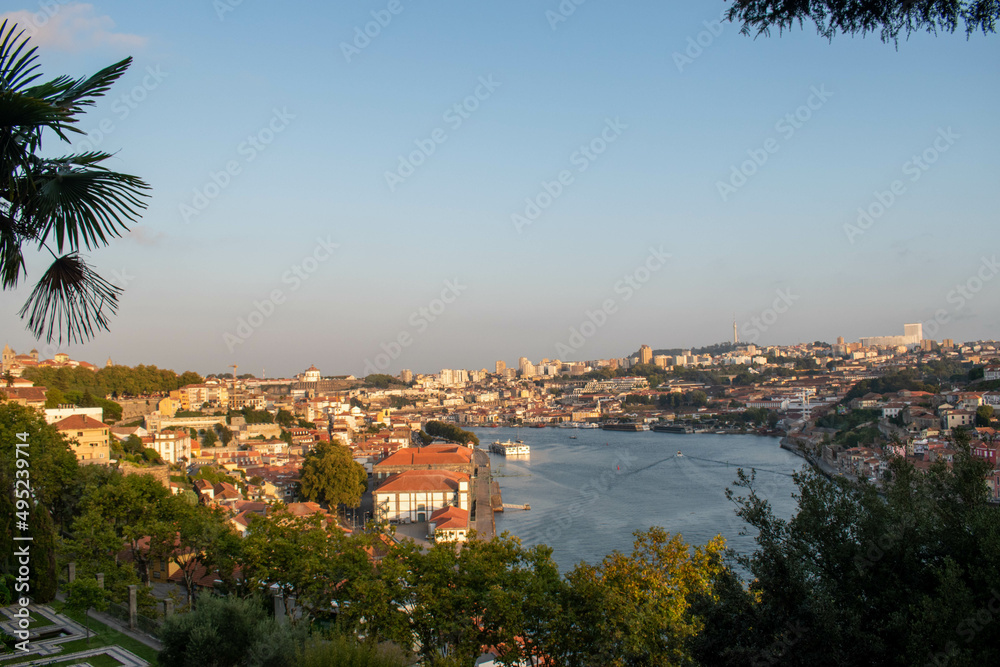 Naklejka premium Foto de Oporto atardecer