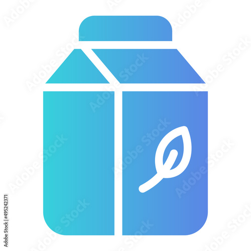 milk gradient icon