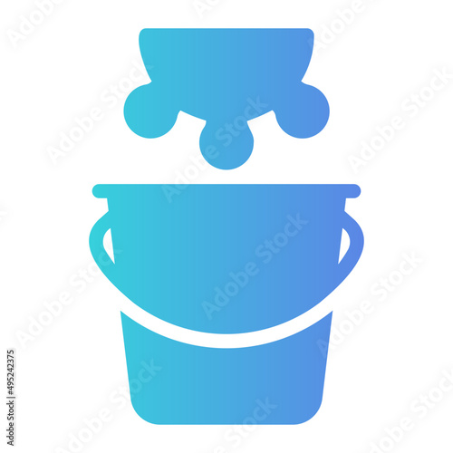 milking gradient icon