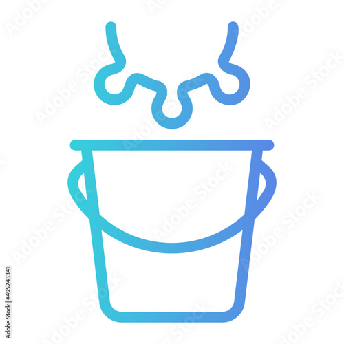 milking gradient icon