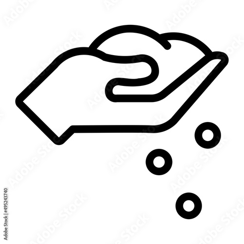 fertilizer line icon