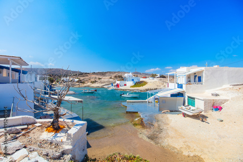 Fishing village on Milos island