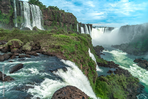 iguazu waterfalls natural wonder of the world  unesco monument