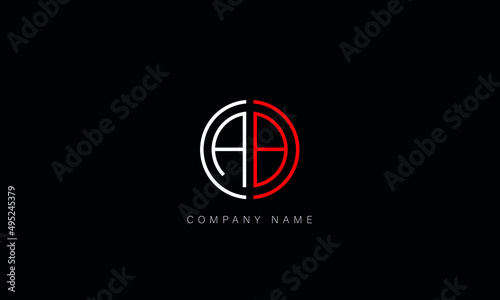 AB, BA, AB, Letters Logo Monogram