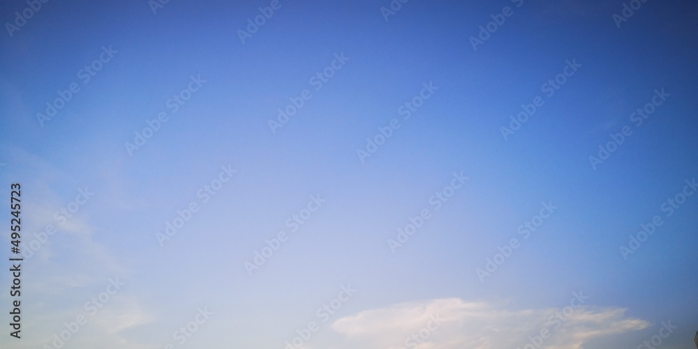 blue sky with clouds