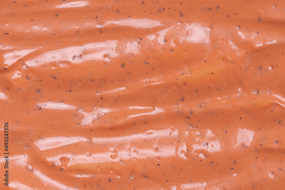 Whipped delicious sauce texture. Hamburger sauce background. Whipped delicious sauce texture. Hamburger sauce background.