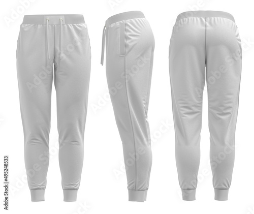 Women's Sweatpants Sport ( White) photo