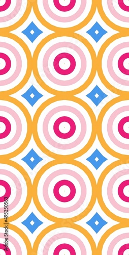 Fractodome Colorful Seamless Fractal Patterns