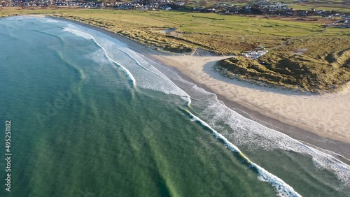 Aerial view of Dunfanaghy in County Donegal - Ireland photo