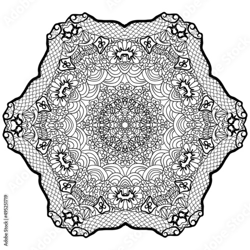 Modern design round texture.