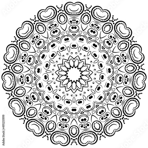 Modern design round texture.
