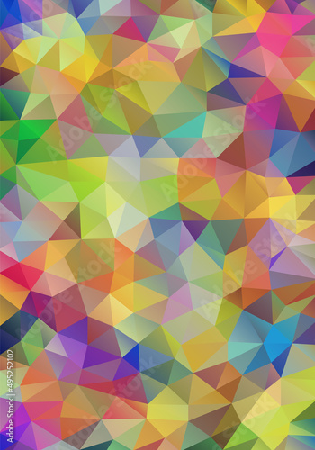 Abstract polygon background.