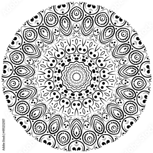 Modern design round texture.
