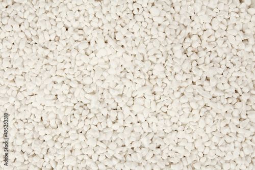 Background of white perlite for potting cactus or succulent and ornamental plant.