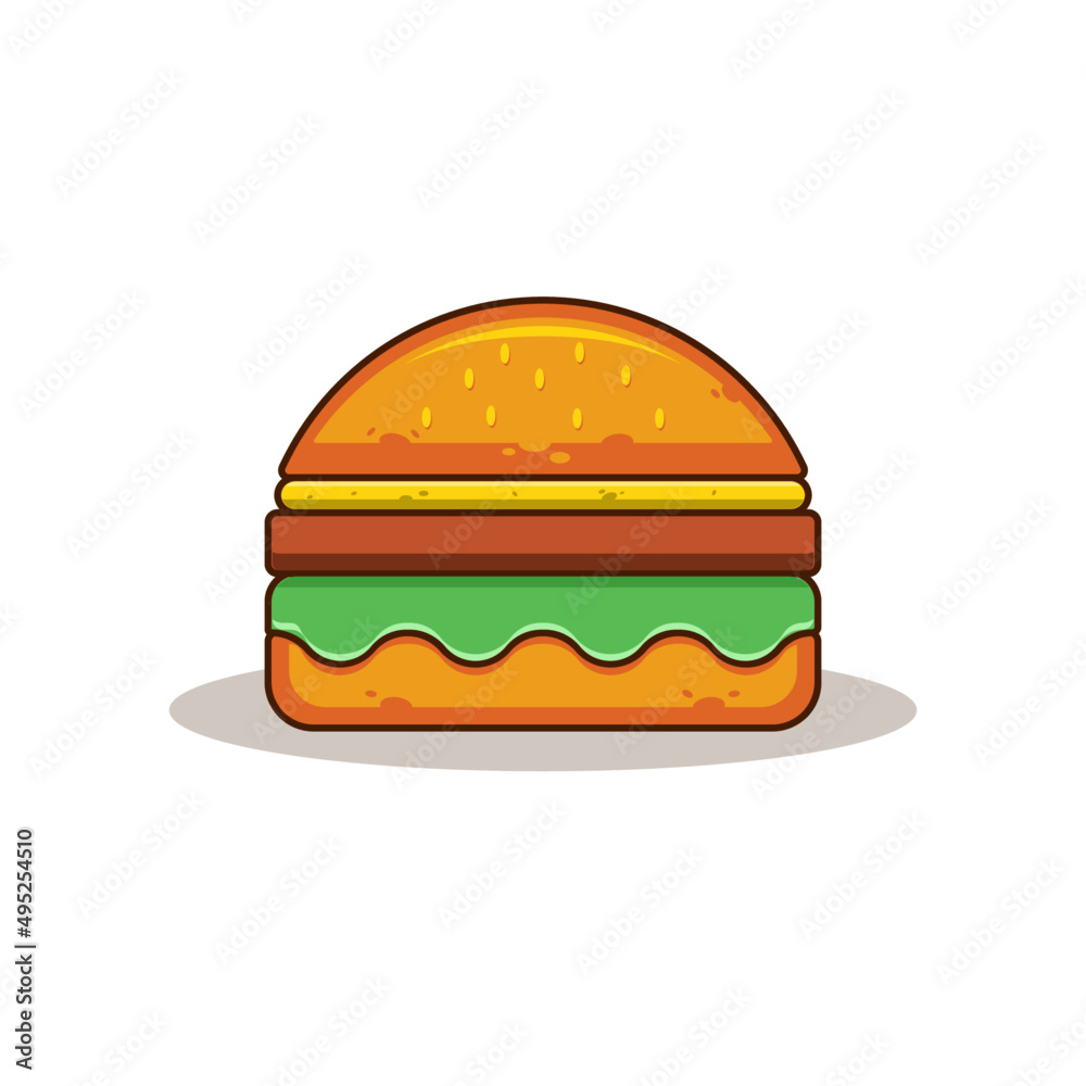 A hamburger, a sandwich consisting of one or more cooked patties, is placed inside a sliced bread roll or bun roll. A hamburger, a sandwich consisting of one or more cooked patties, is placed inside a sliced bread roll or bun roll.