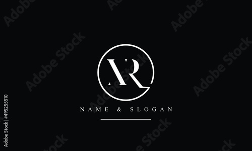 RX, XR, R, X abstract letters logo monogram