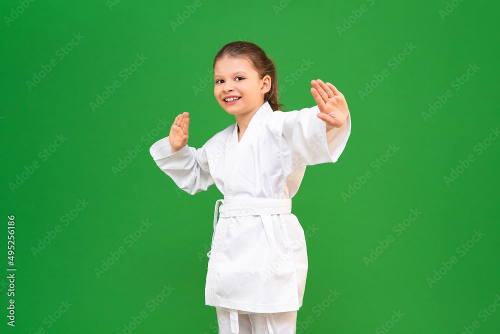 Children's combat sambo sections, a girl learns jiu-jitsu techniques, a child loves martial arts. Children's combat sambo sections, a girl learns jiu-jitsu techniques, a child loves martial arts.