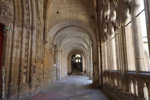 L abbaye Saint Germain  vue de l ext  rieur  ville de Auxerre  d  partement de l Yonne  France