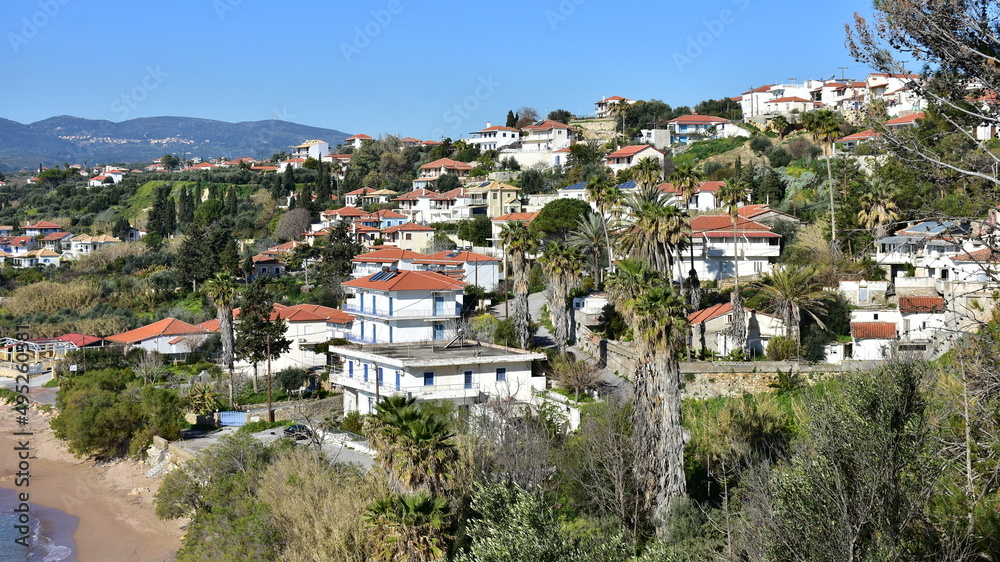 village Koroni in south of Pelopones island,Greece