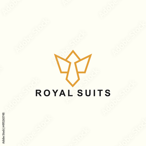 tie king logo or job logo