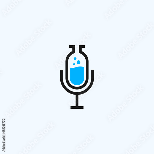 podcast lab logo or microphone logo