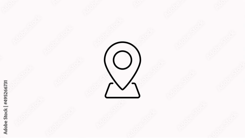 communication motion thin line icon communication motion thin line icon