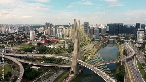 Ponte Estaiada,Pinheiros, São Paulo - State of São Paulo, Brazil  photo