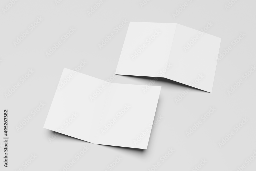 Bifold brochure mockup Bifold brochure mockup