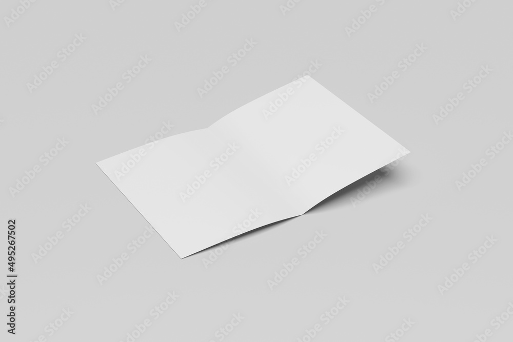 Bifold brochure mockup Bifold brochure mockup