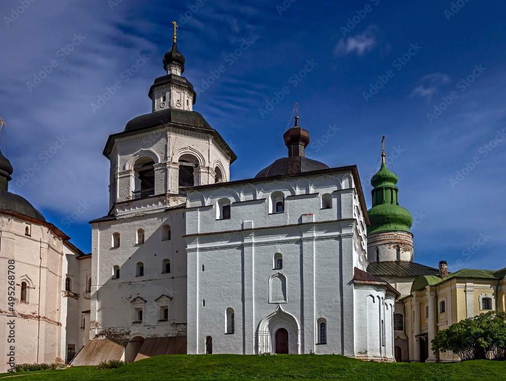 Archangel Gabriel church. Kirillo-Belozersky monastery, city of Kirillov, Russia. Years of construction 1531 - 1534