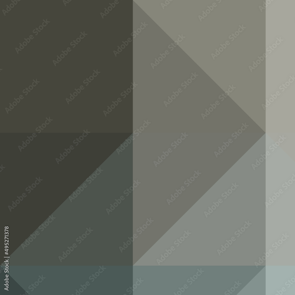 Abstract color Low-Polygones Generative Art background illustration