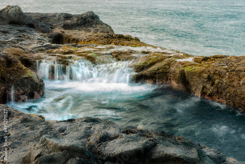 small waterfall in spain 