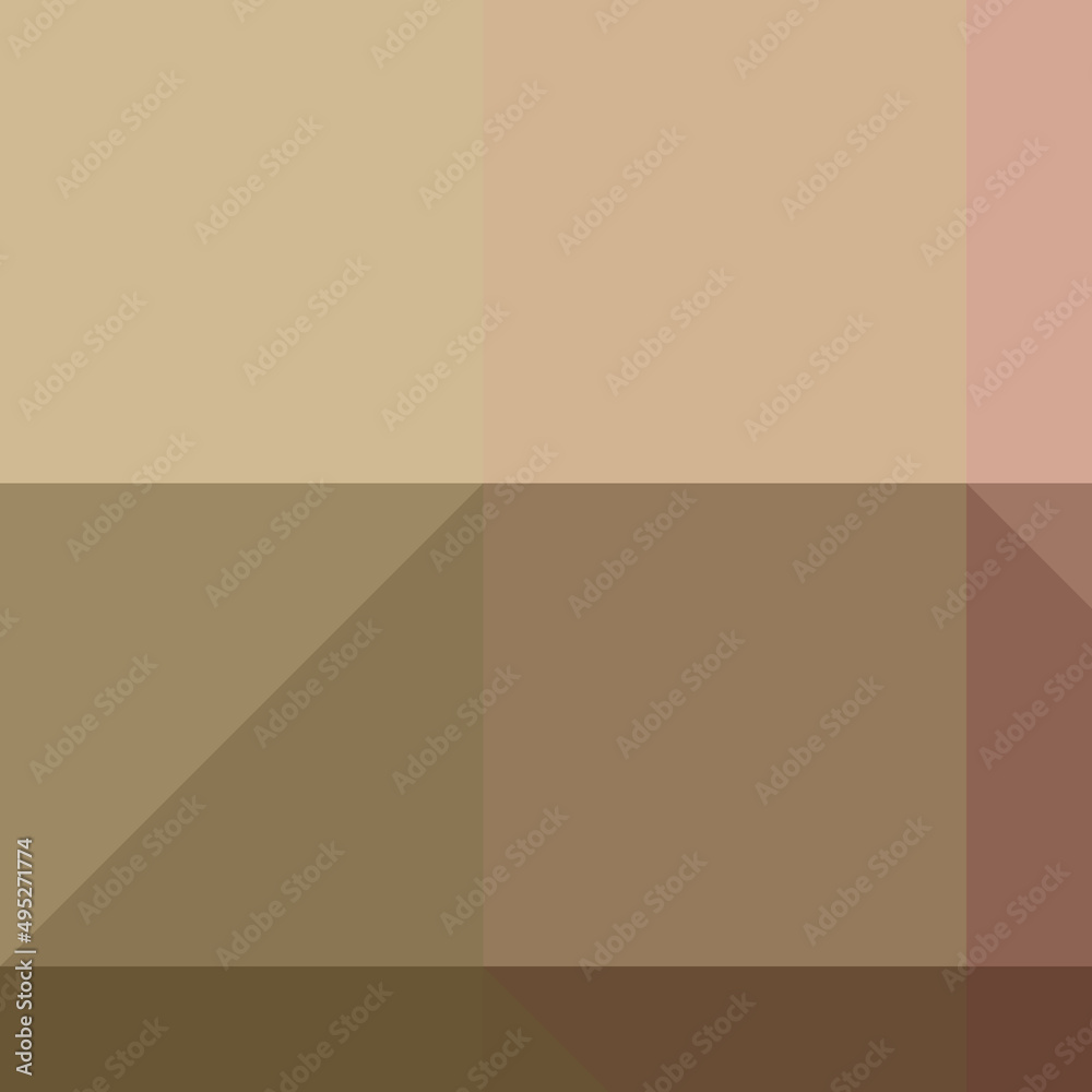 Fototapeta premium Abstract color Low-Polygones Generative Art background illustration