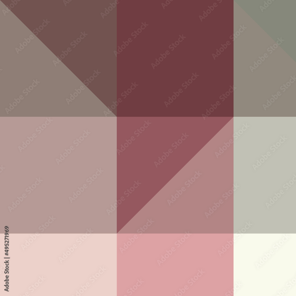 Fototapeta premium Abstract color Low-Polygones Generative Art background illustration