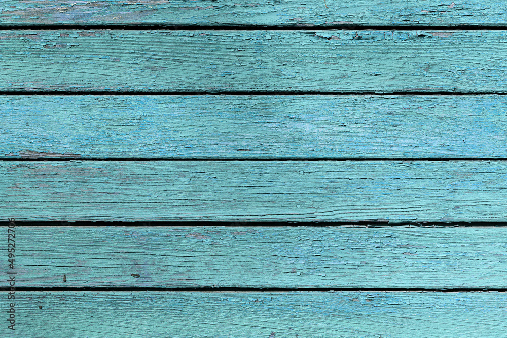 Obraz premium The old blue wood texture with natural patterns