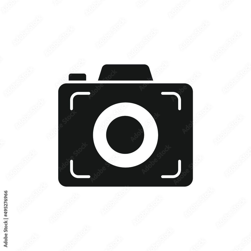 Camera icons  symbol vector elements for infographic web