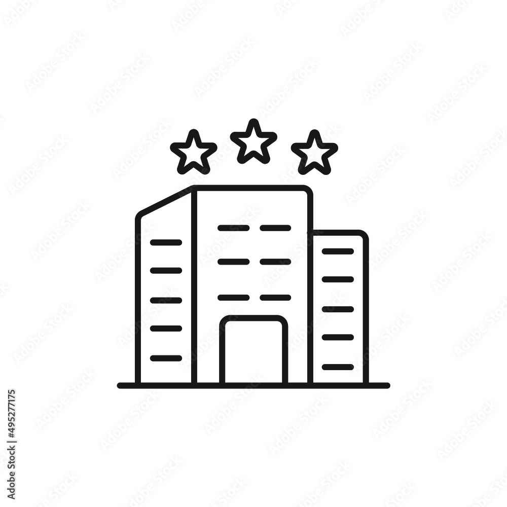 Hotel icons symbol vector elements for infographic web Hotel icons symbol vector elements for infographic web