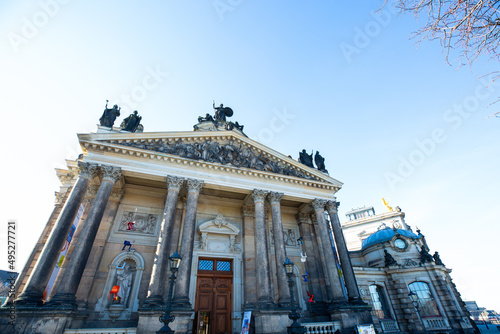 Art Academy in Dresden, tourism, baroque photo