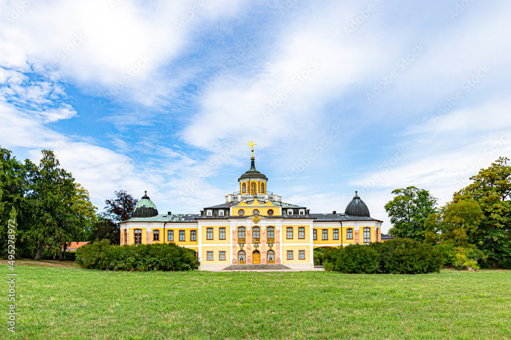 Baroque Belvedere castle built for house-parties in Weimar, Thuringia