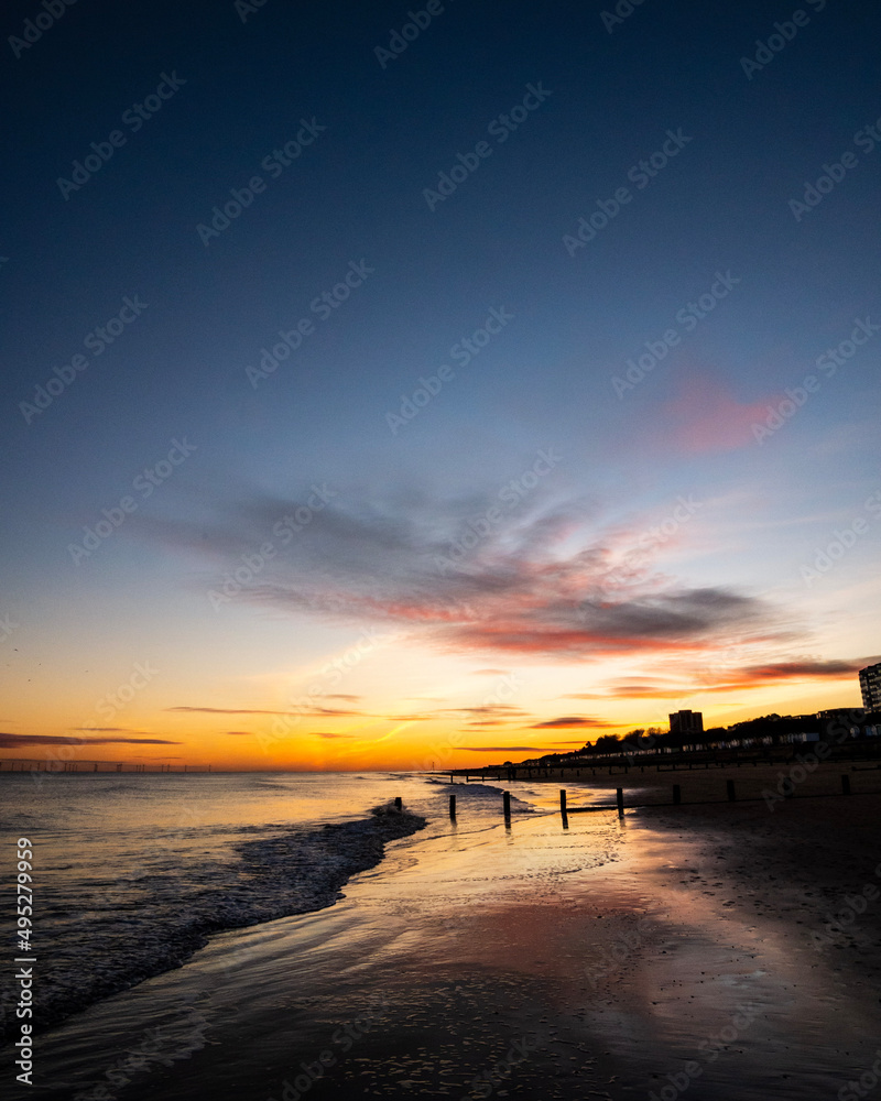 Fototapeta premium sunset on the beach