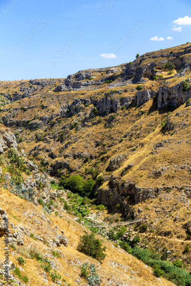 Beautiful view of Matera. City of Basilicata.