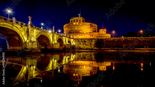 castel Sant'Angelo view from the tevere photo