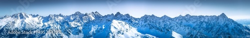 Fototapeta śnieg góra panoramiczny krajobraz pejzaż