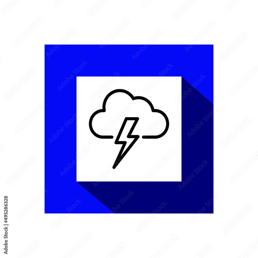 Lightning weather icon