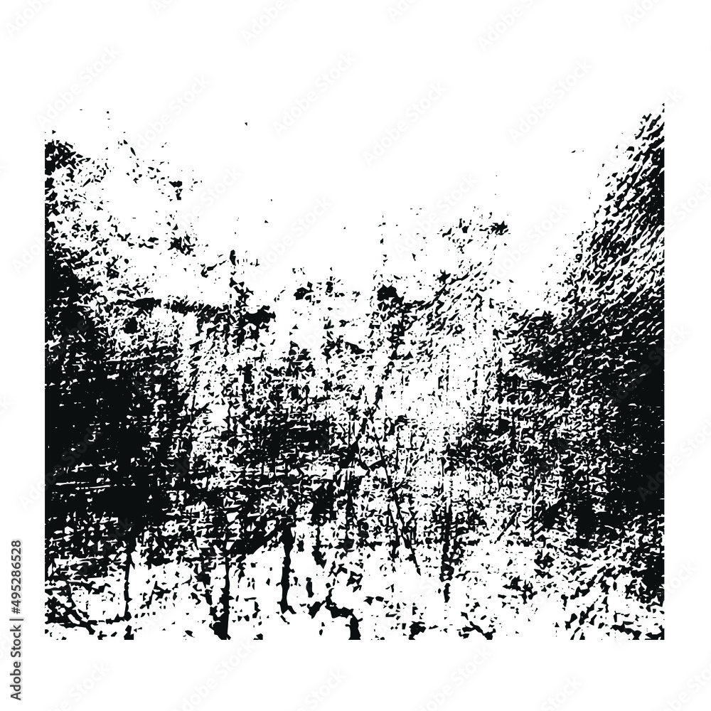 Naklejka premium Distress overlay texture vector illustration. Grunge black and white texture. Distress texture. Scratch and Rough texture