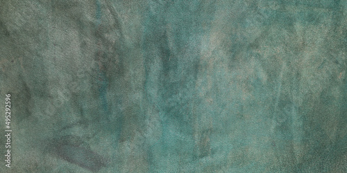 abstract background texture of old green leather surface