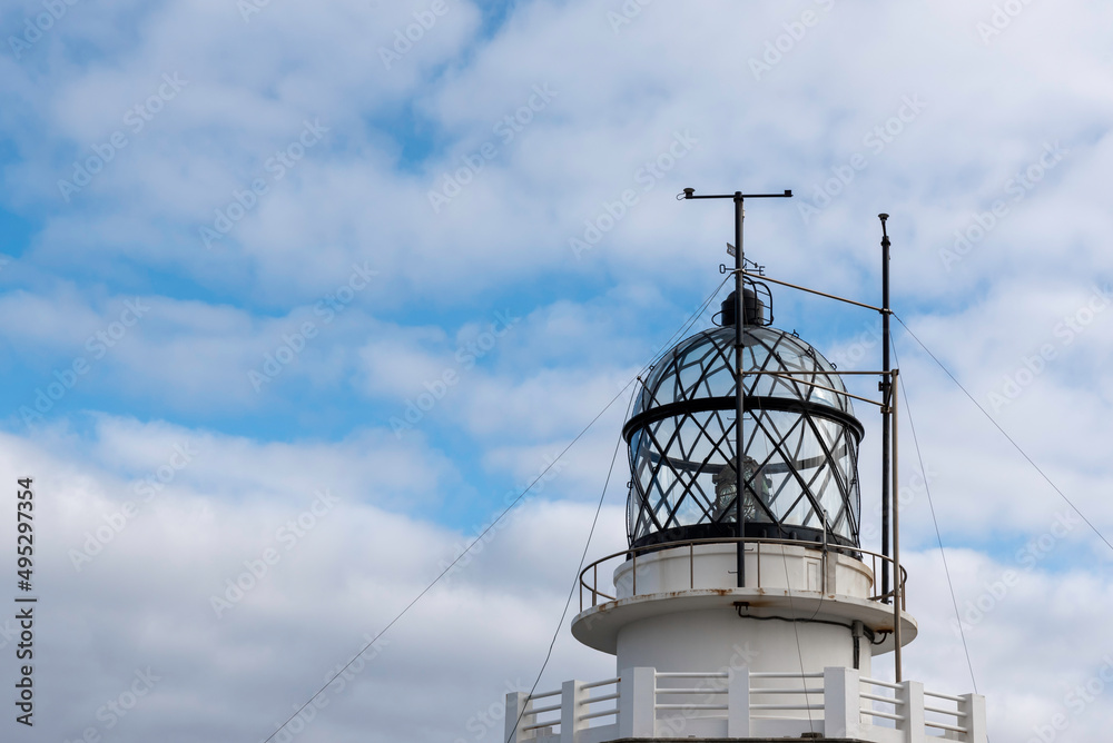 The Cape Lighthouse of Punta Estaca de Bares in Galicia, Spain The Cape Lighthouse of Punta Estaca de Bares in Galicia, Spain