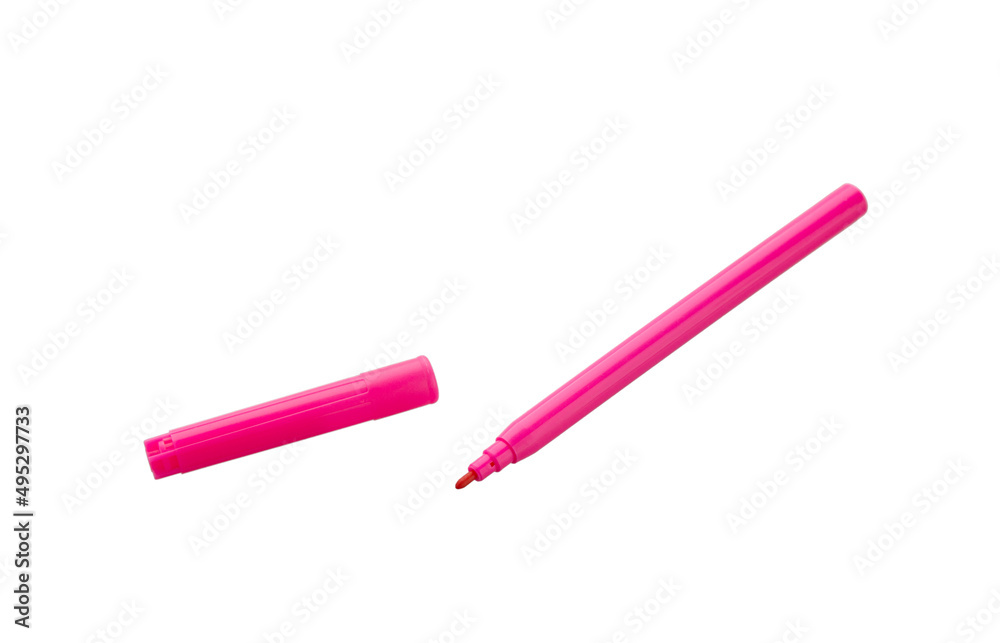 Felt Tip Pens. Multicolored Felt-Tip Pens isolated. Colorful markers pens Felt Tip Pens. Multicolored Felt-Tip Pens isolated. Colorful markers pens