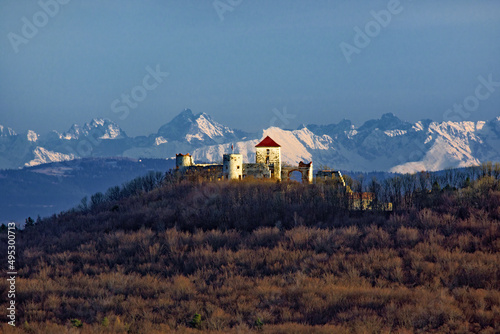 Zamek Tenczyn i Tatry