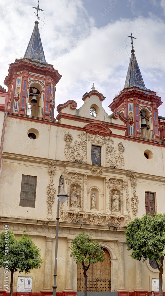 Obraz premium centre ville de Séville et de ses rues en Andalousie